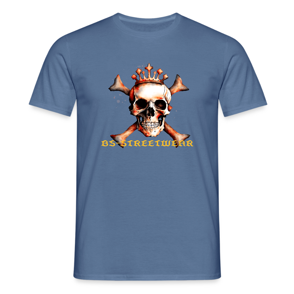 SSW2498Totenkopf BS Streetwear - Taubenblau 