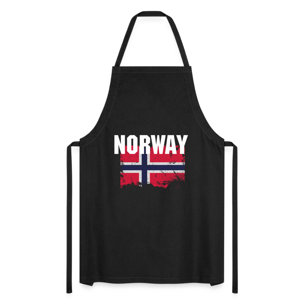 SSW2526Kochschürze  Flag of Norway - Schwarz