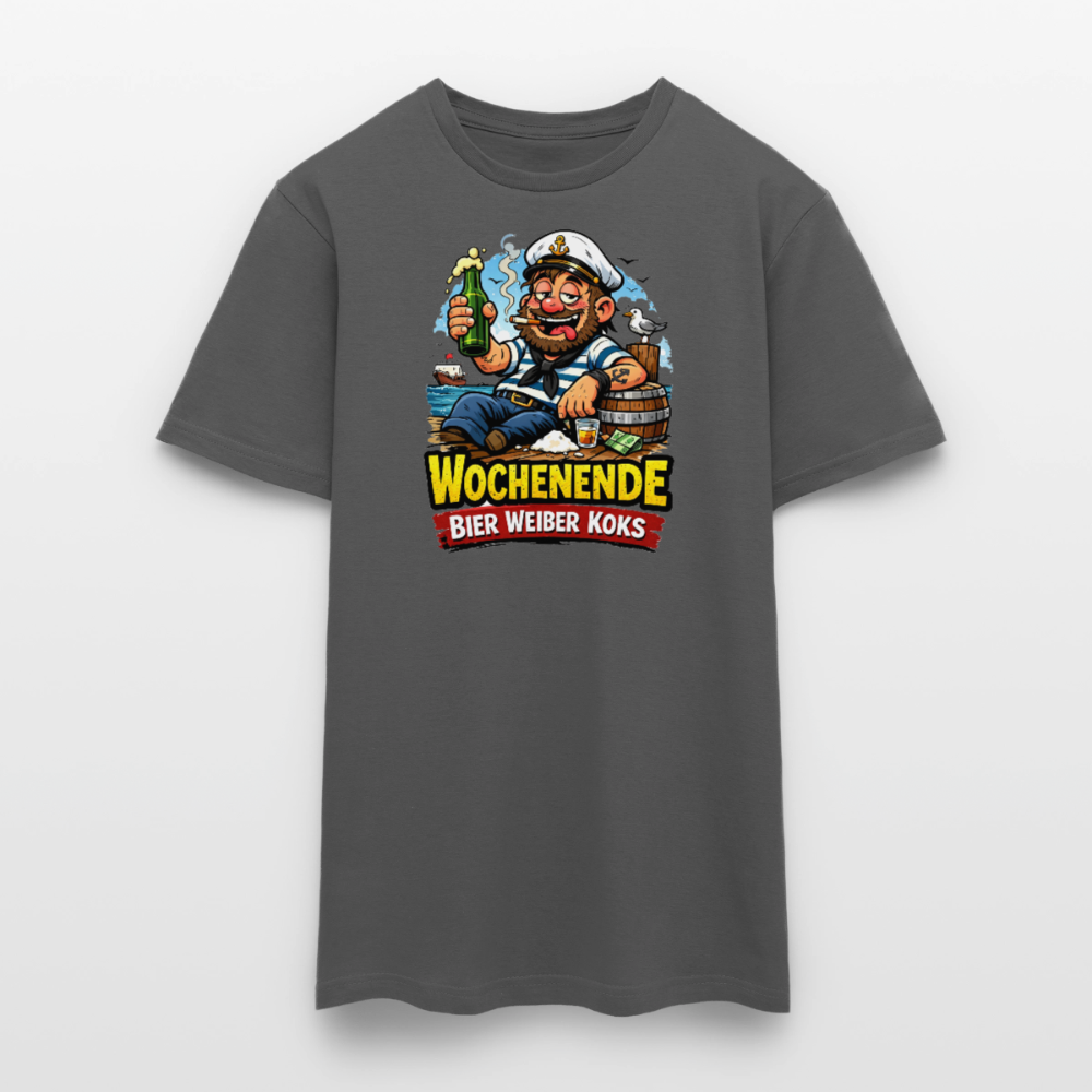 SSW2716Wochenende Bier Weiber Koks - Anthrazit