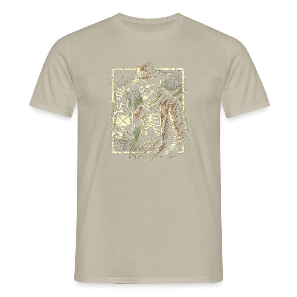 SSW2504Skeleton Holding a Lantern Gritty - Sandbeige