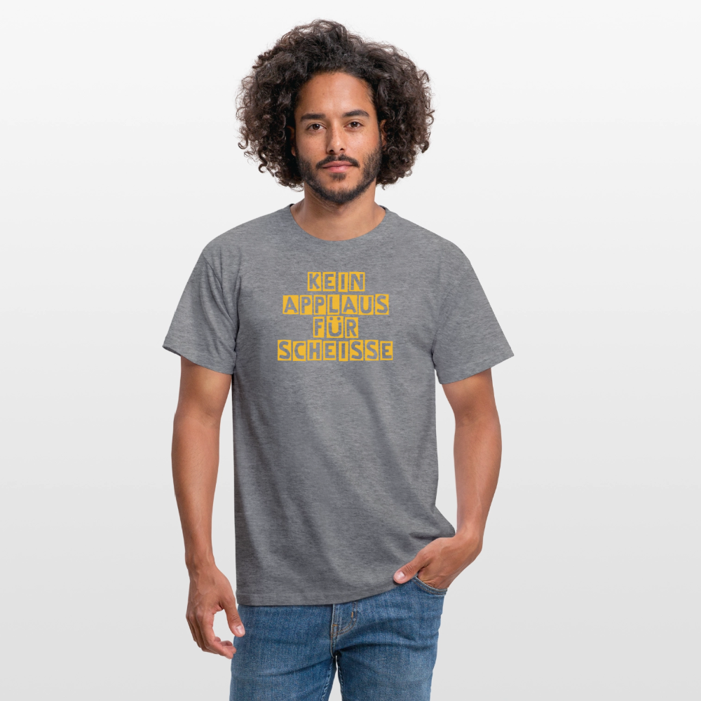 SSW2666KEIN APPLAUS FÜR SCHEISSE - Graphit meliert