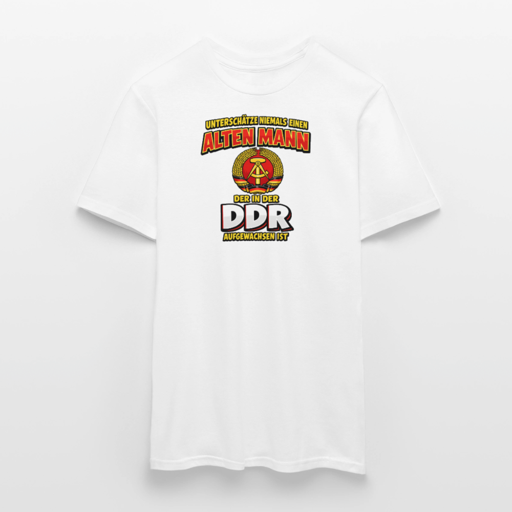 SSW2810 UNTERSCHÄTZE NIEMALS EINEN ALTEN MANN... - Weiß