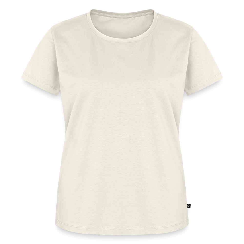 Tshirt Frauen Rückendruck Graffitischrift Förderverein Schule - Naturweiß