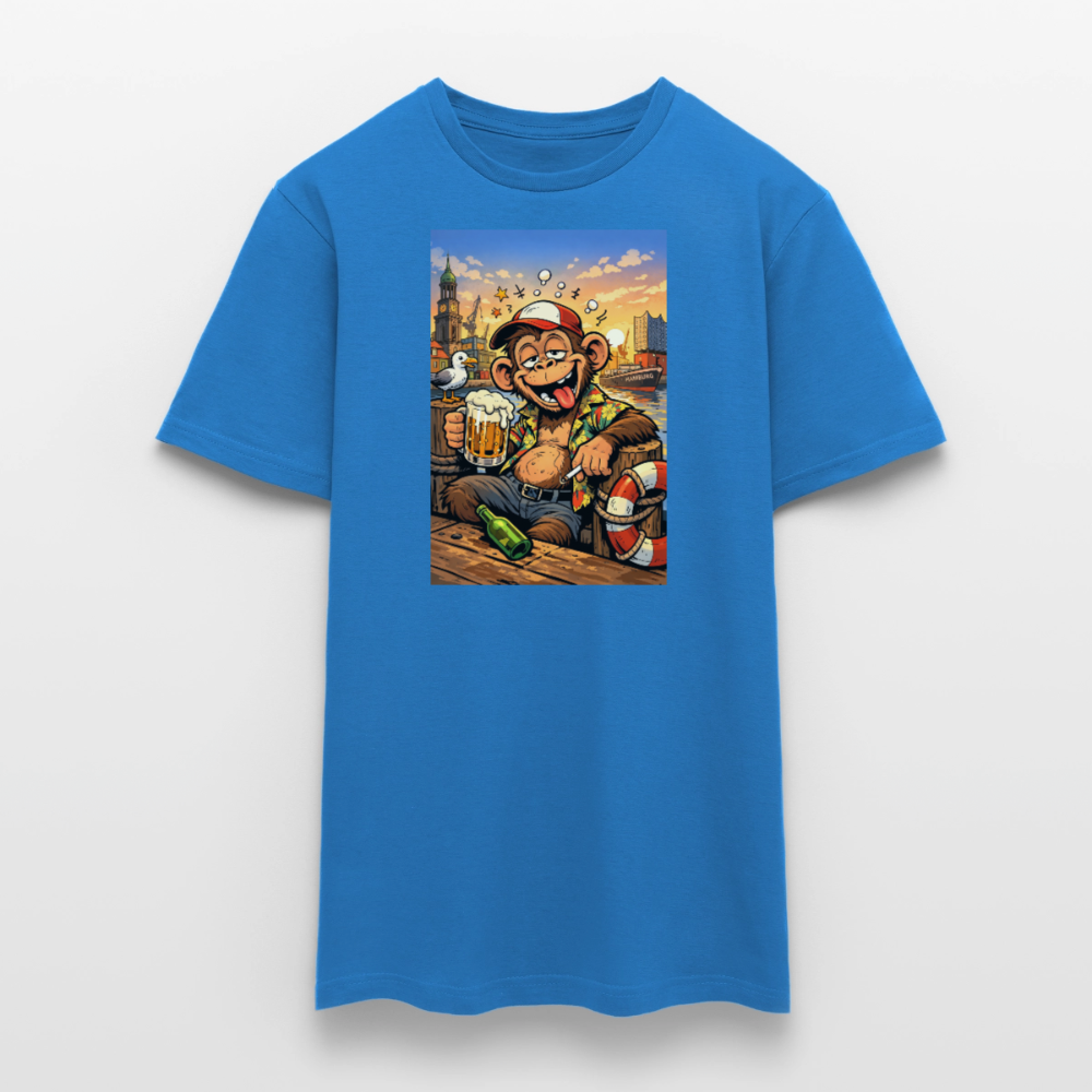 SSW2724 Affe Hamburg Bier - Royalblau