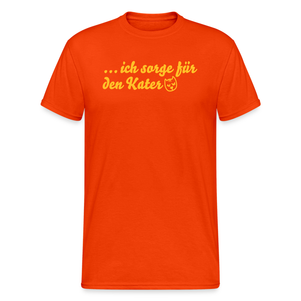 SSW2220 ...ich sorge für den Kater - kräftig Orange