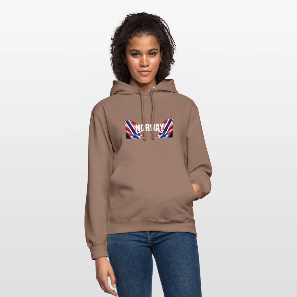 SSW2533 Kapuzenpulli Flag of Norway - Mokka