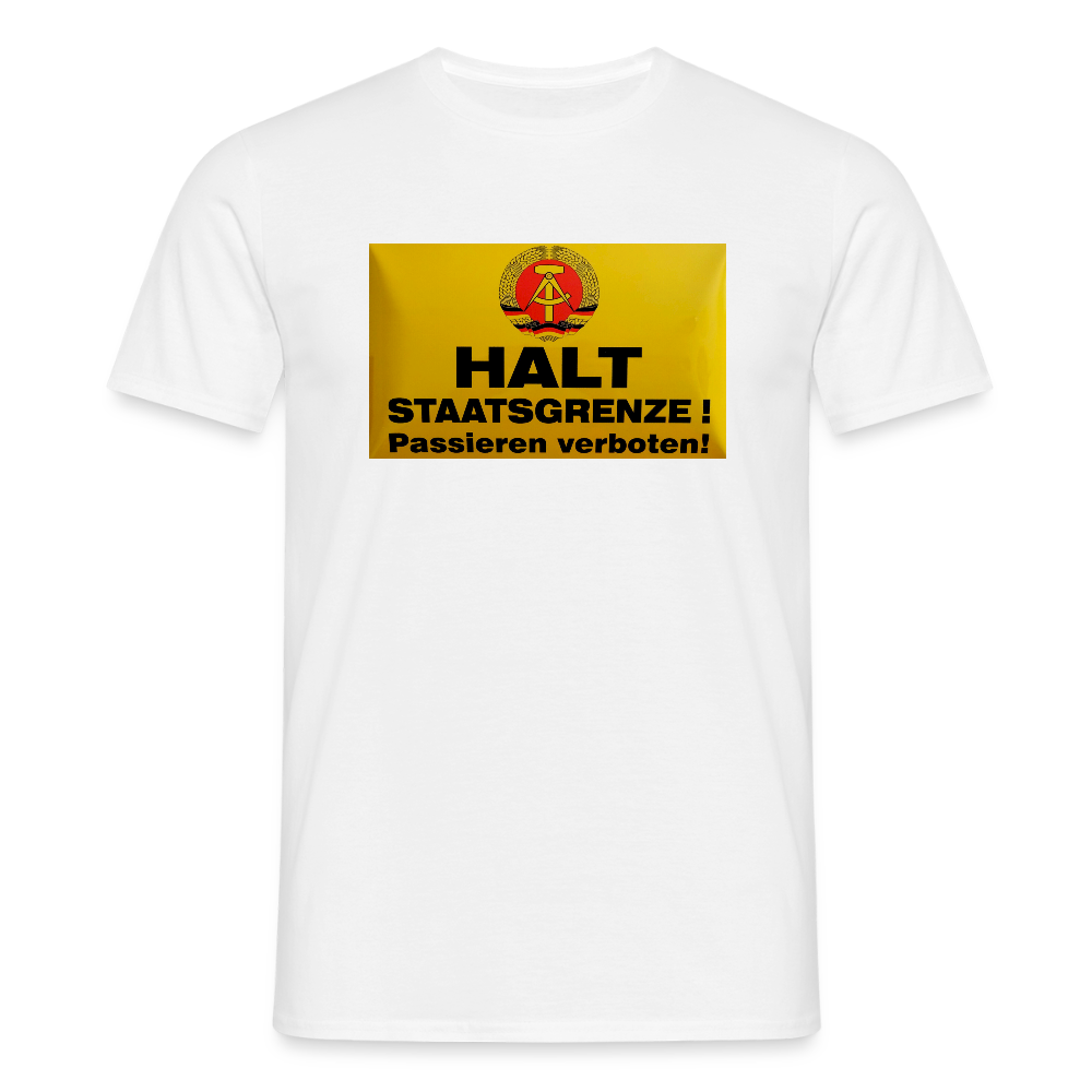OSSI19 Tshirt HALT STAATSGRENZE - Weiß