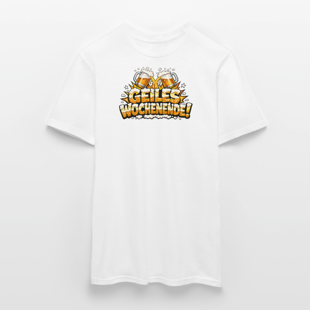 SSW2851 GEILES WOCHENENDE BIER - Weiß
