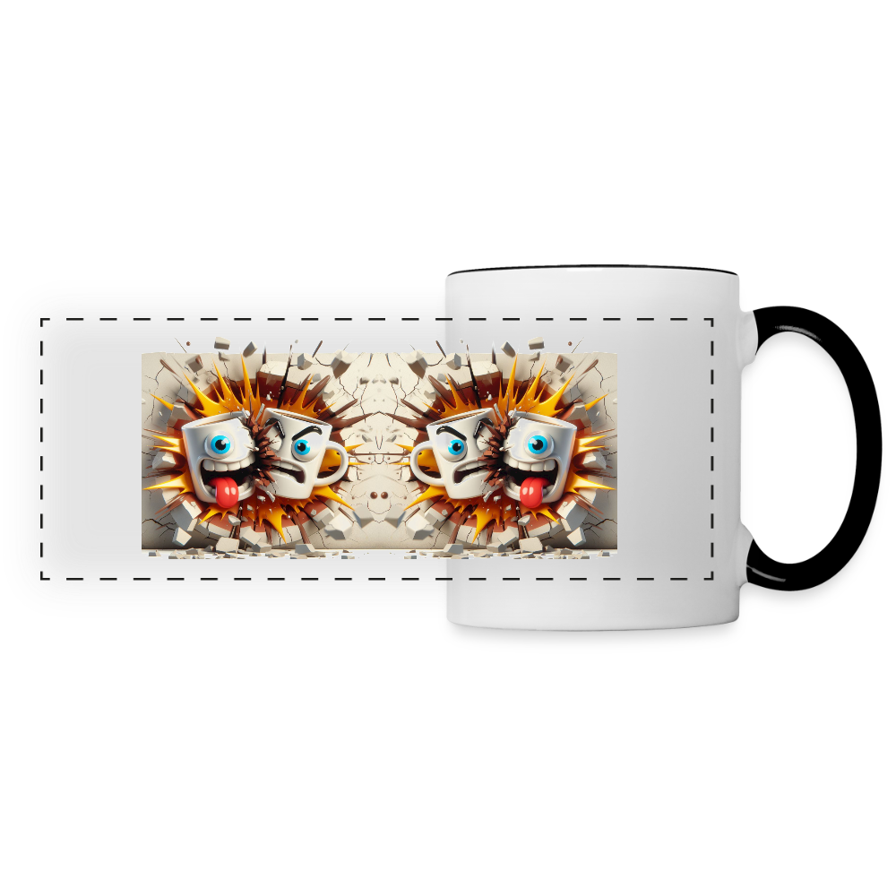 SSW2631Kaffeetassen Verrückt 2 - Weiß/Schwarz