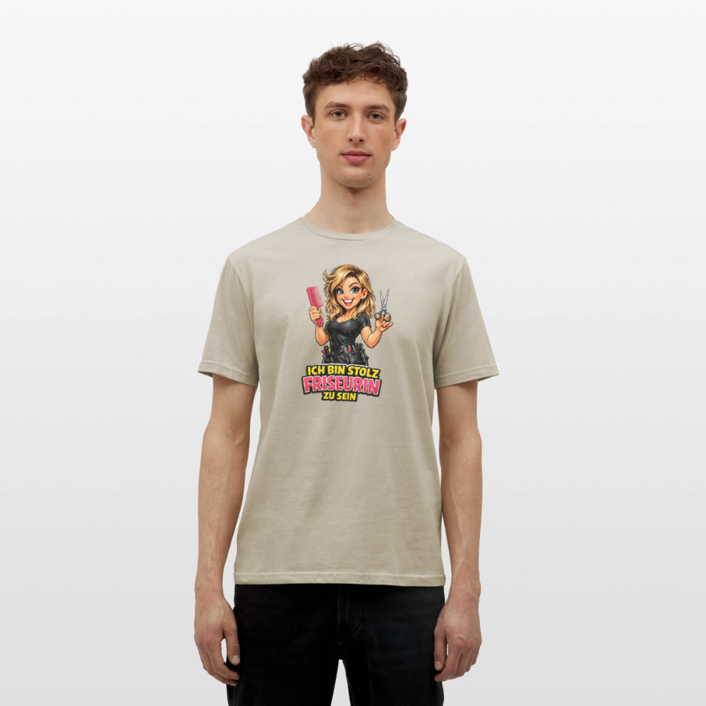 SSW2820 ICH BIN STOLZ FRISEURIN ZU SEIN - Sandbeige