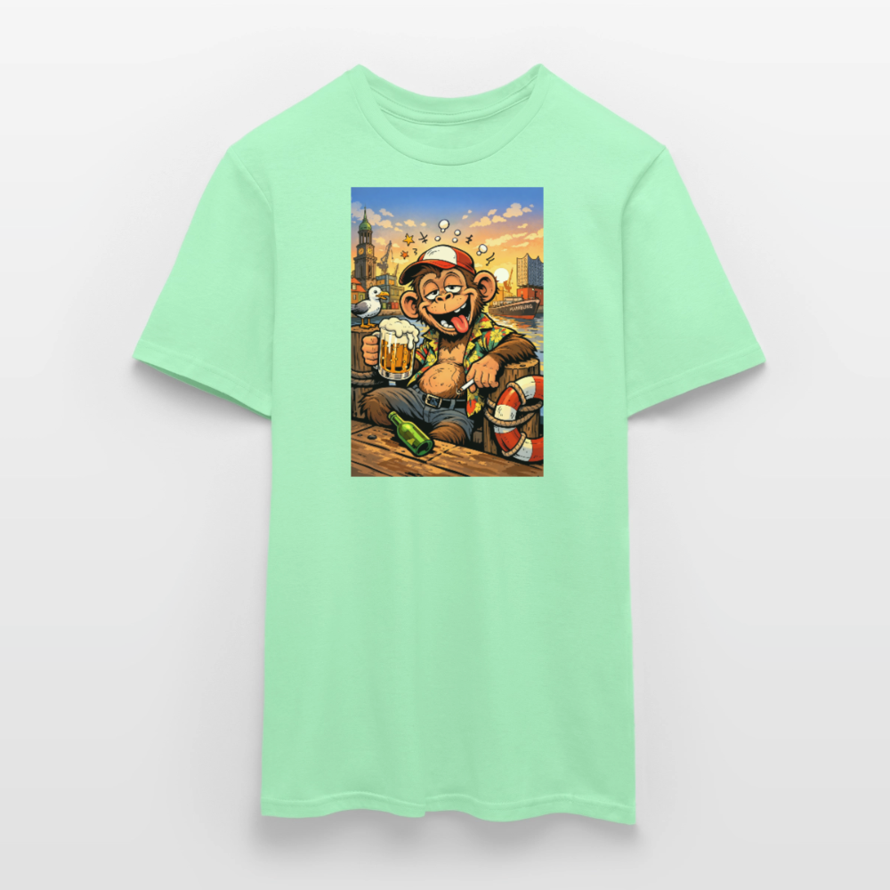 SSW2724 Affe Hamburg Bier - Mintgrün