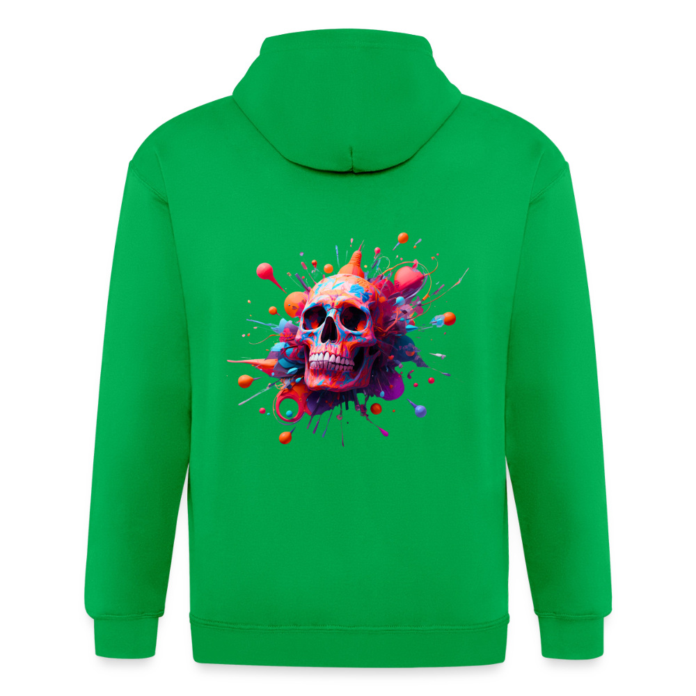 SSW2803 Totenkopf bunt - Kelly Green