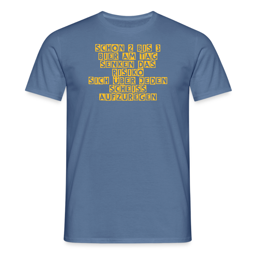 SSW2664SCHON 2 BIS 3 BIER AM TAG... - Taubenblau 