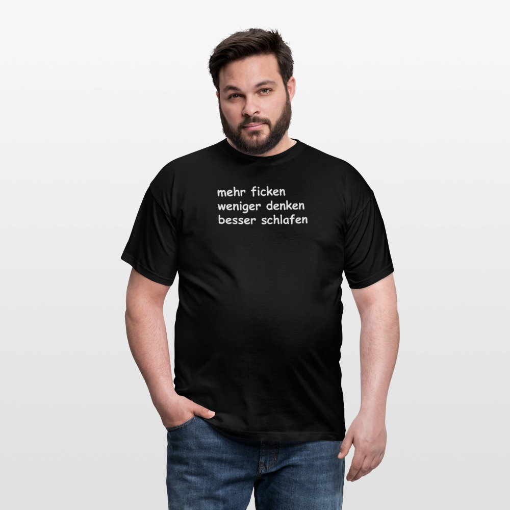 SSW2650mehr ficken weniger denken besser schlafen - Schwarz
