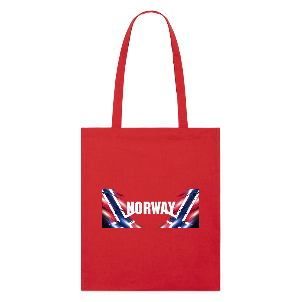 SSW2529 Stofftasche Flag of Norway - Rot
