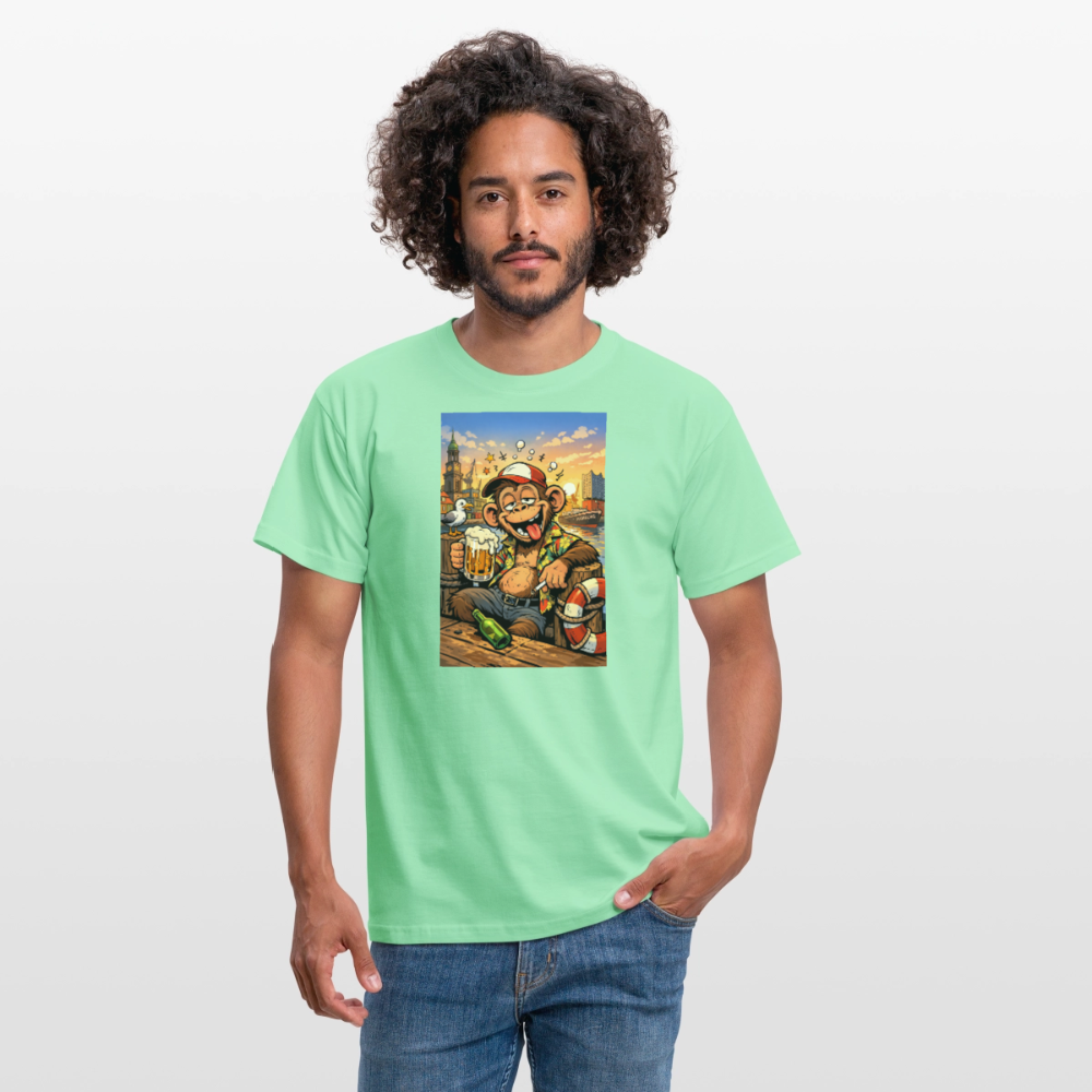 SSW2724 Affe Hamburg Bier - Mintgrün