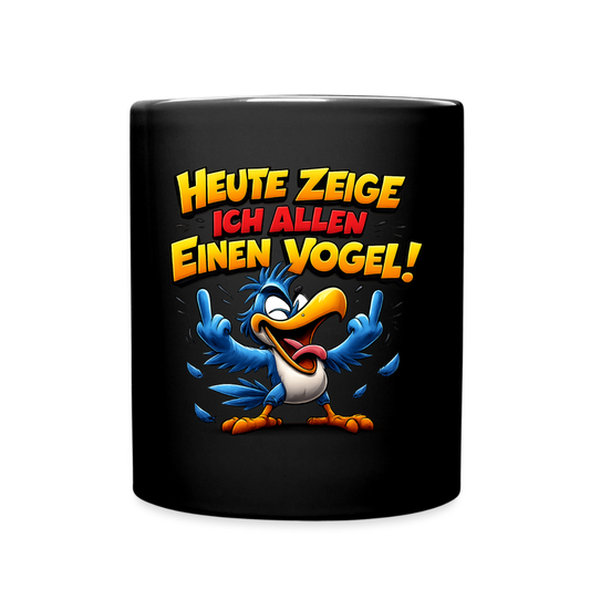 SSW2797 HEUTE ZEIGE ICH ALLEN EINEN VOGEL - Schwarz