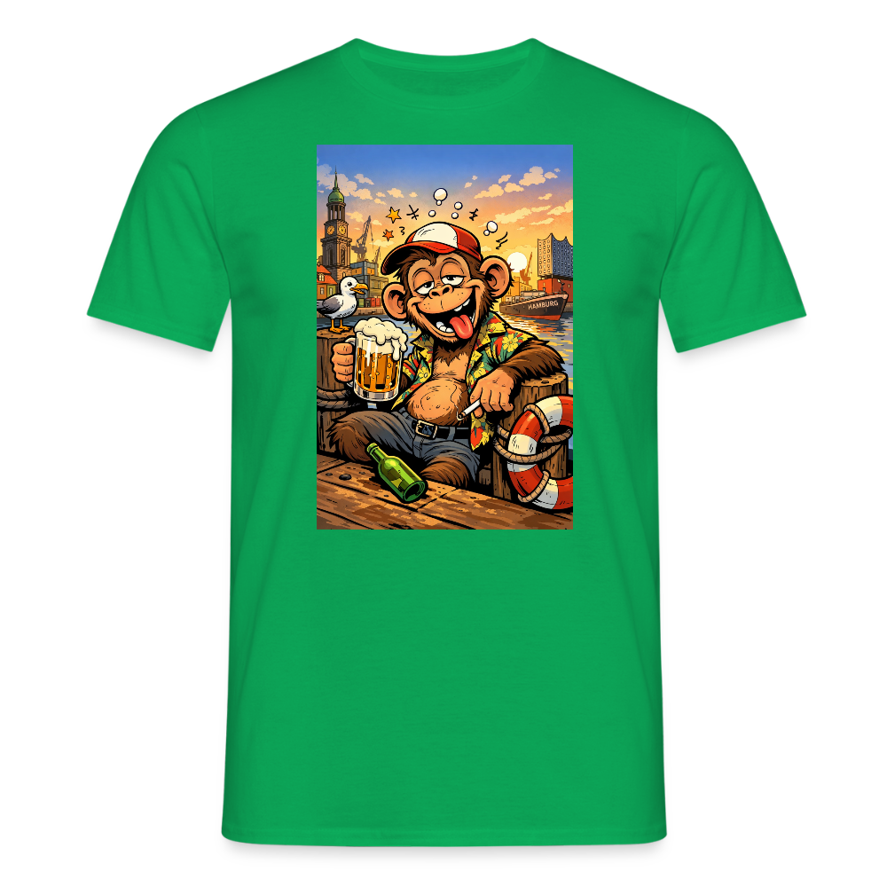 SSW2724 Affe Hamburg Bier - Kelly Green