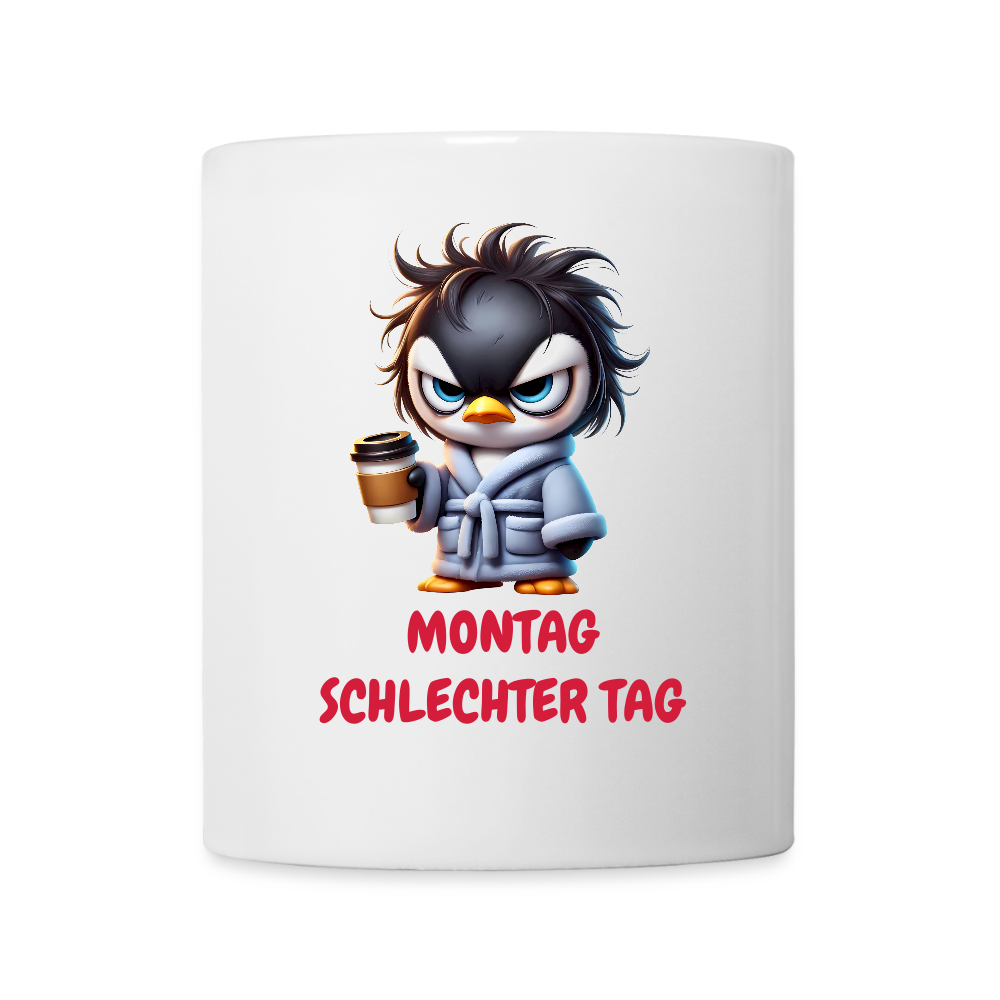 SSW2635Kaffeetasse MONTAG SCHLECHTER TAG - Weiß