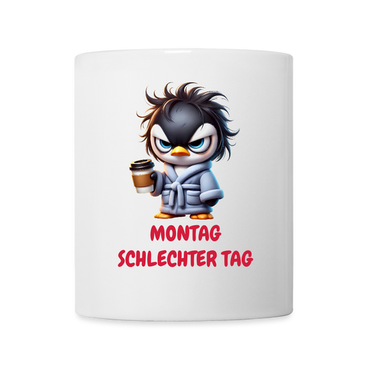 SSW2635Kaffeetasse MONTAG SCHLECHTER TAG - Weiß