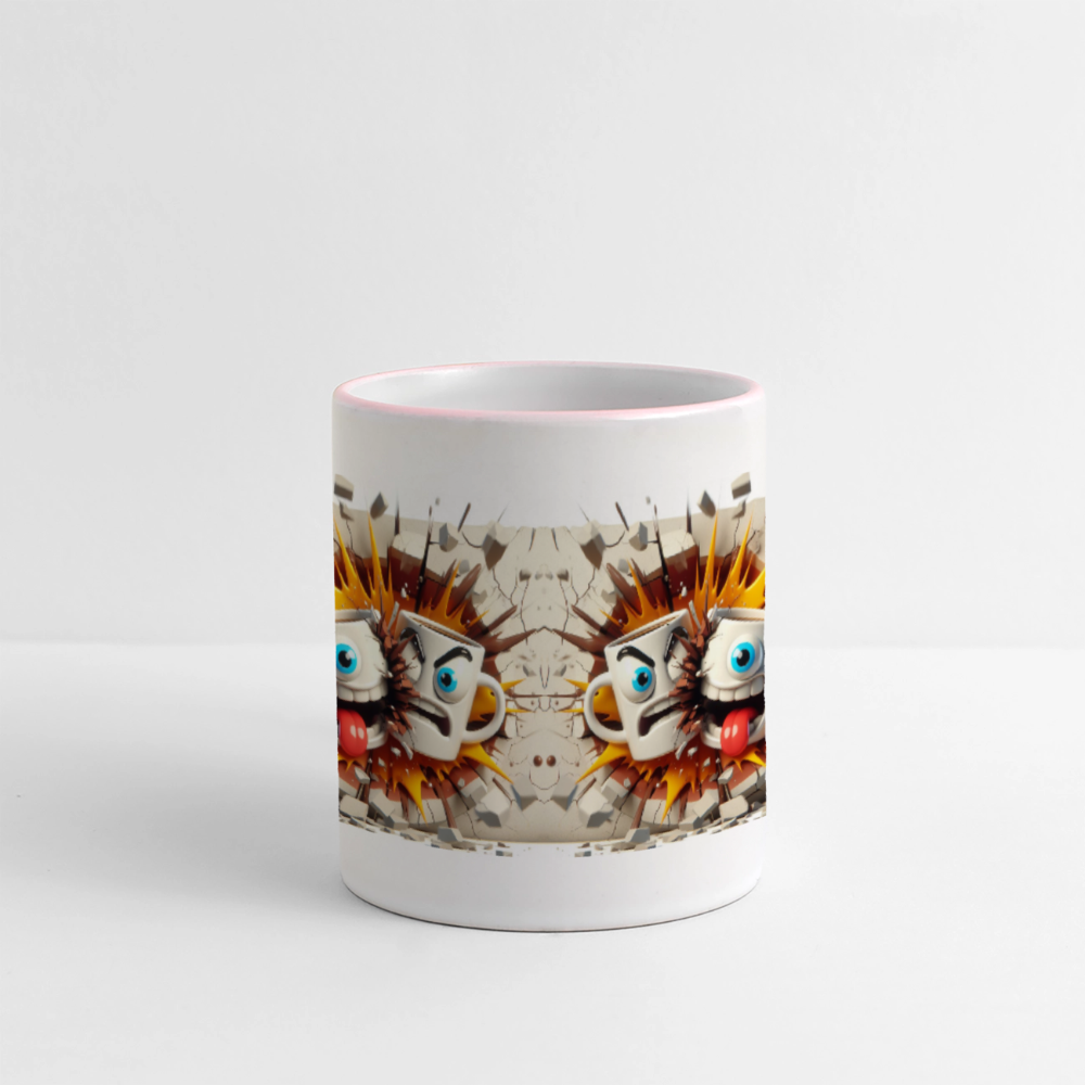 SSW2631Kaffeetassen Verrückt 2 - Weiß/Pink