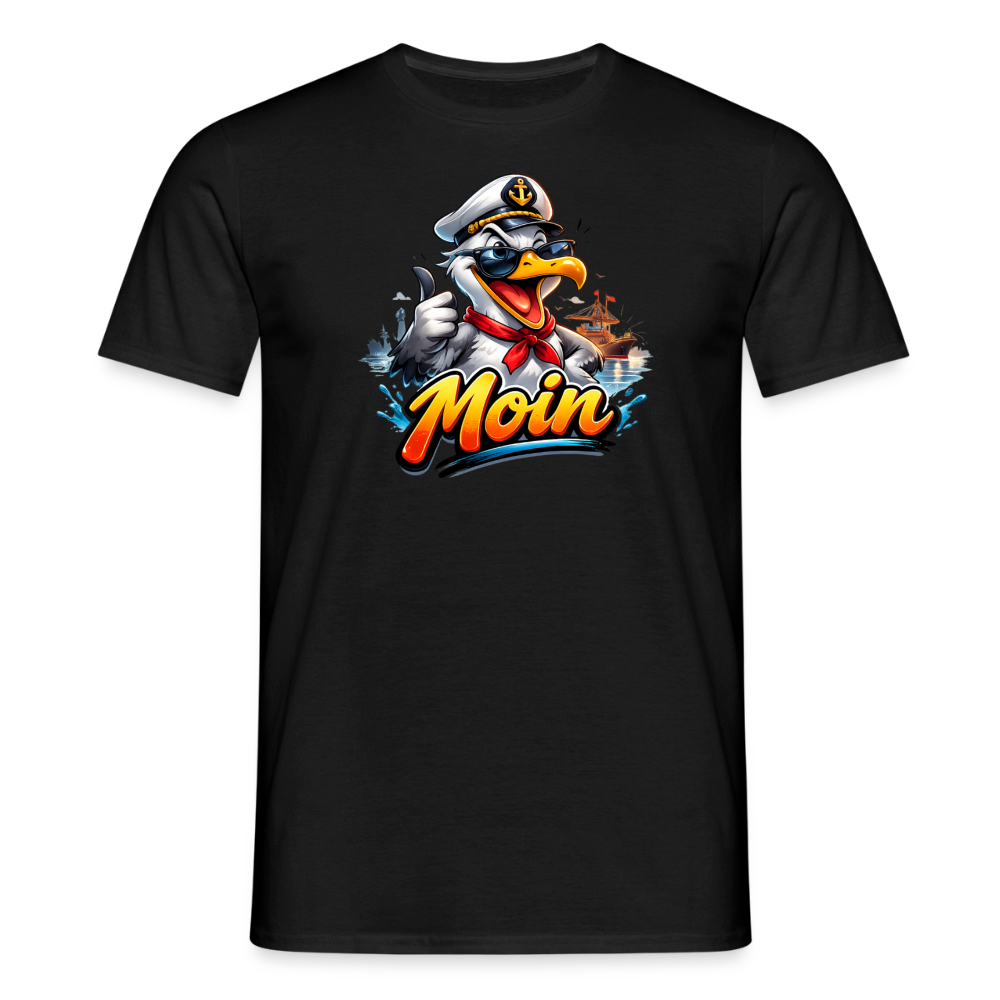 SSW2807 Möwe Moin Halstuch Mütze - Schwarz