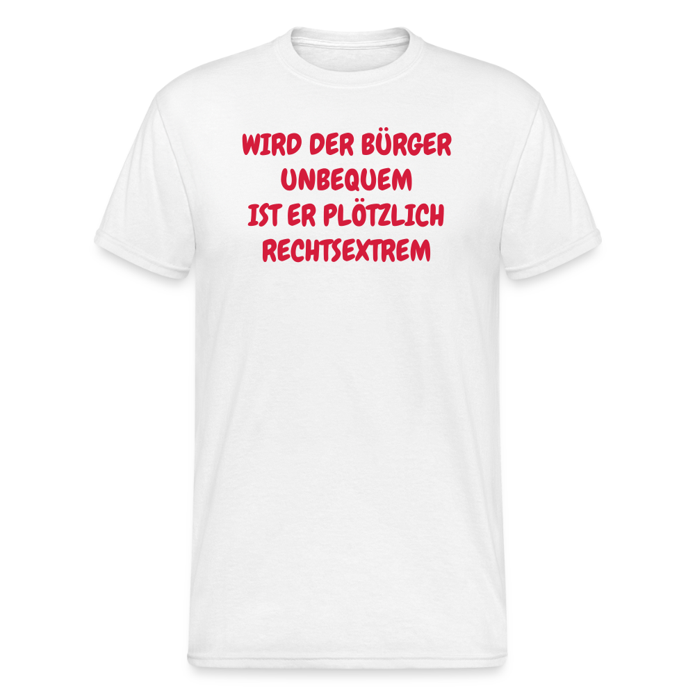 SSW2446Wird der Bürger unbequem, ist er plötzlich rechtextrem. - Weiß