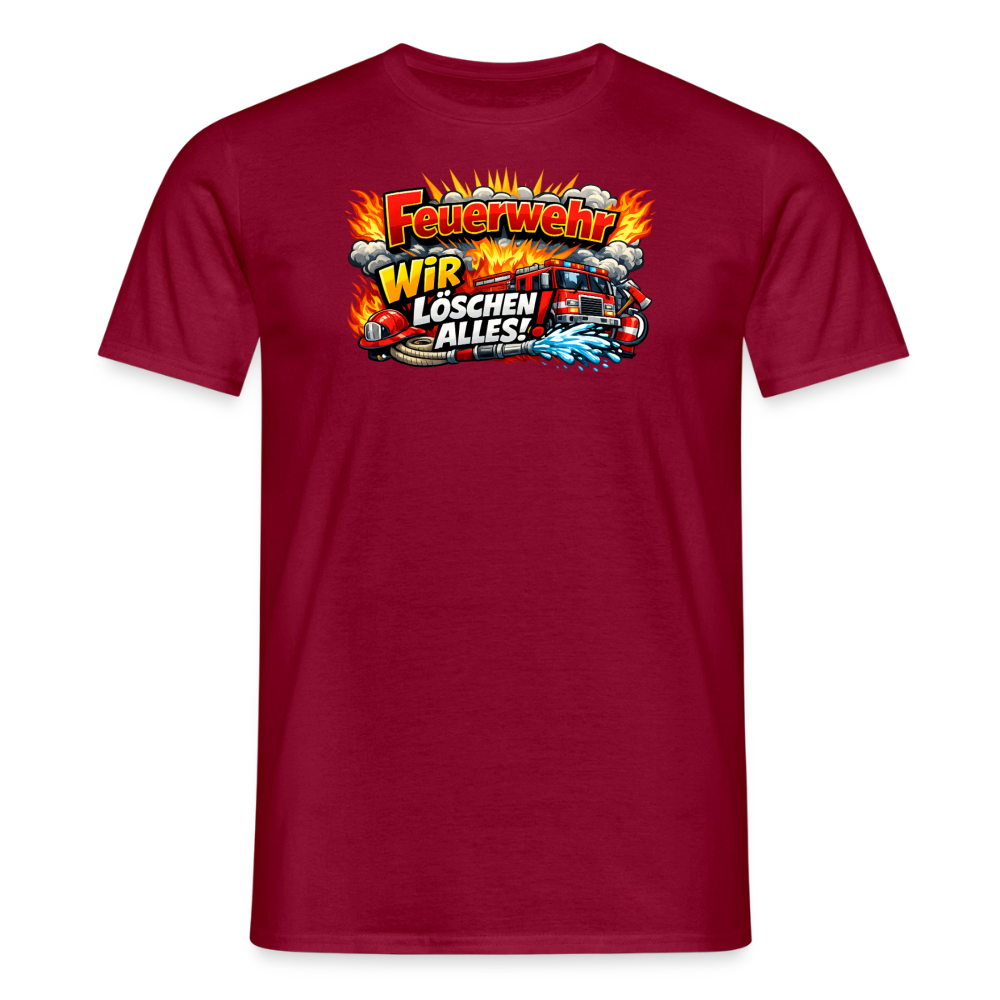 SSW2814 FEUERWEHR WIR LÖSCHEN ALLES - Ziegelrot