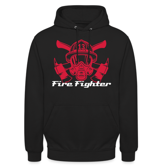 SSW2603 Fire Fighter Unisex Hoodie - Schwarz
