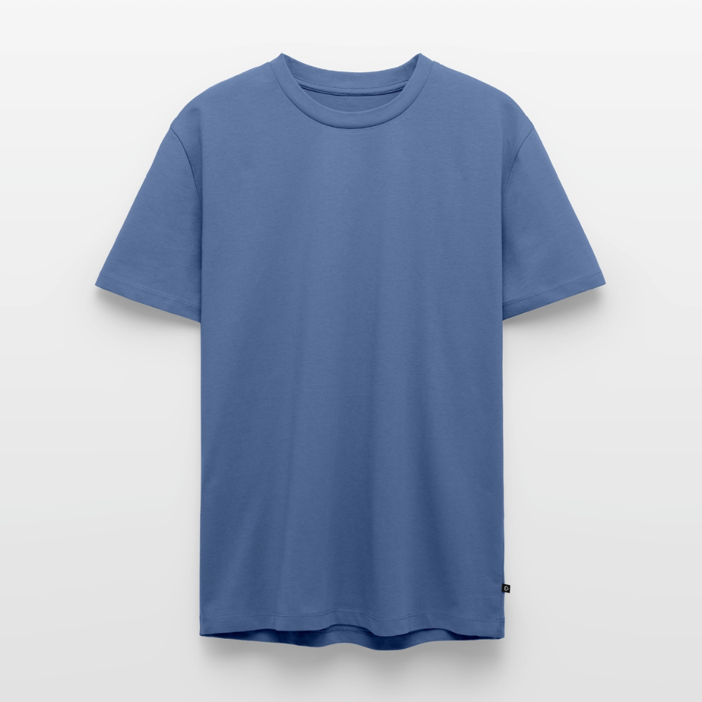 Tshirt Rückendruck Graffitischrift Förderverein Schule - Taubenblau