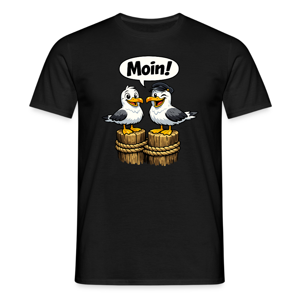 SSW2718Möwen sagen Moin - Schwarz