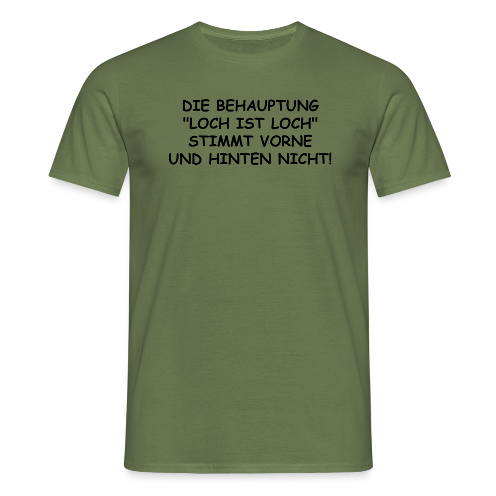 SSW2542DIE BEHAUPTUNG "LOCH IST LOCH" STIMMT VORNE UND HINTEN NICHT! - Militärgrün