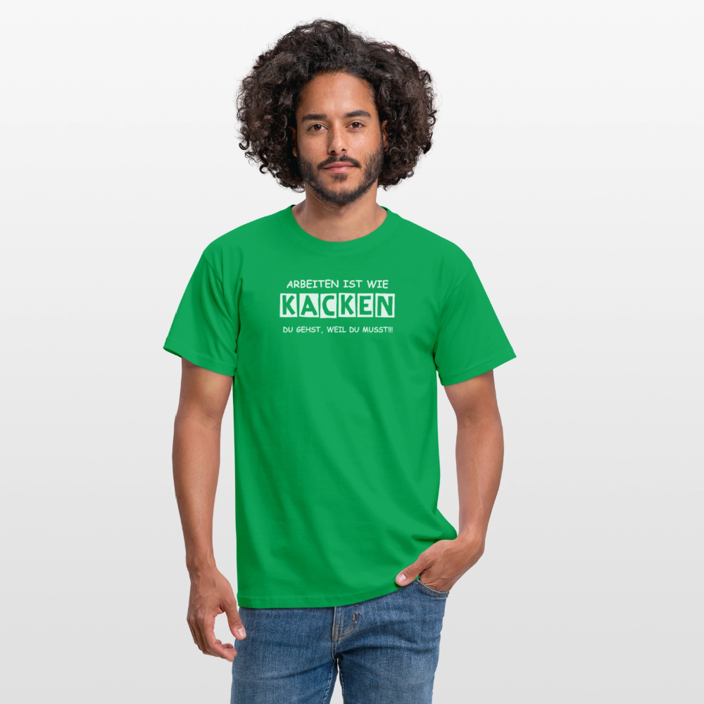 SSW2649 ARBEITEN IST WIE KACKEN........ - Kelly Green