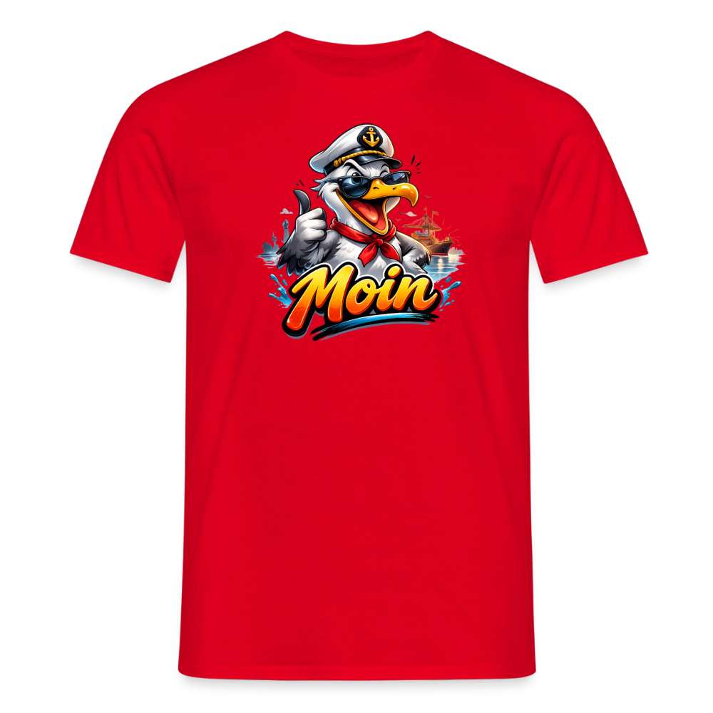 SSW2807 Möwe Moin Halstuch Mütze - Rot