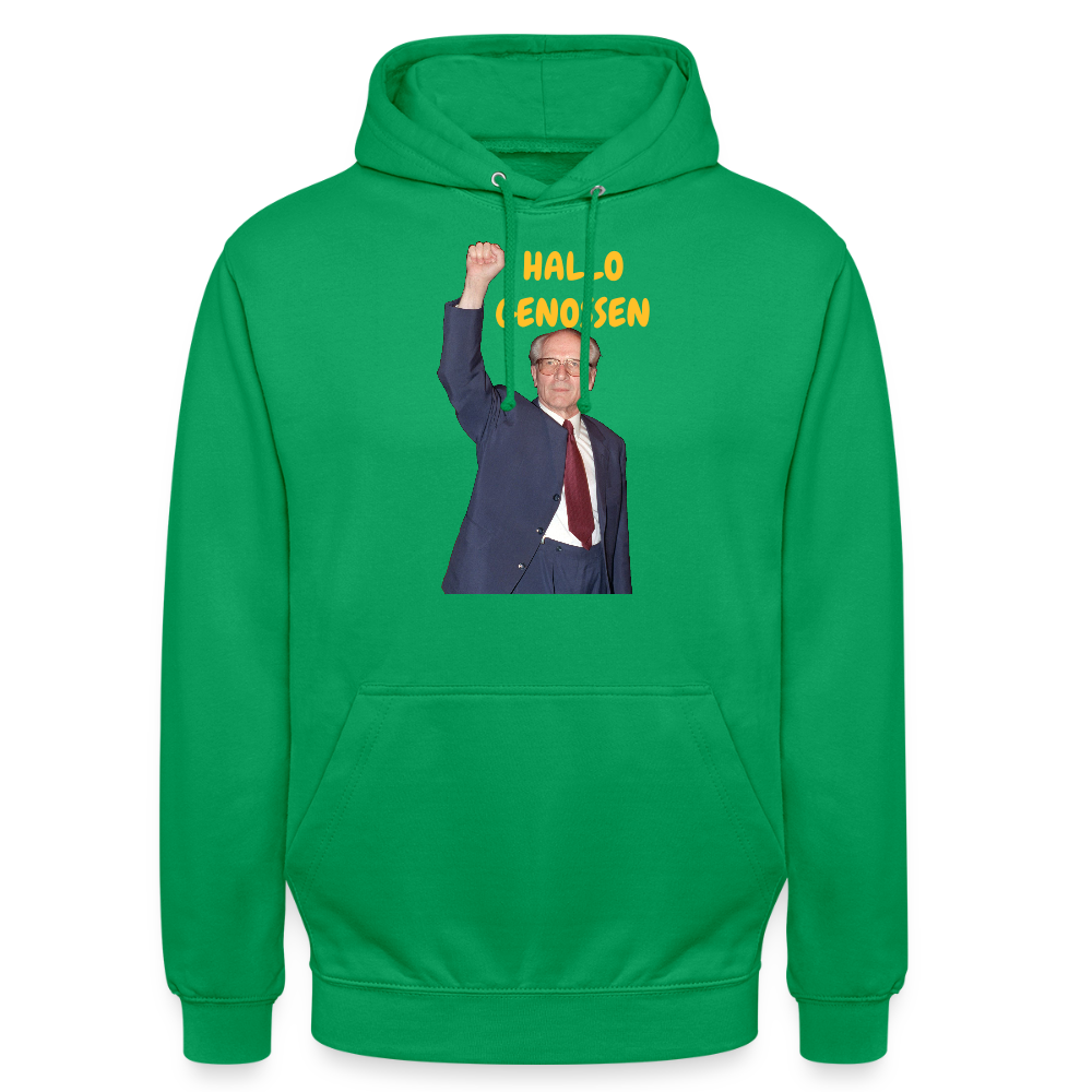 OSSI18Hoodie HALLO GENOSSEN - Kelly Green