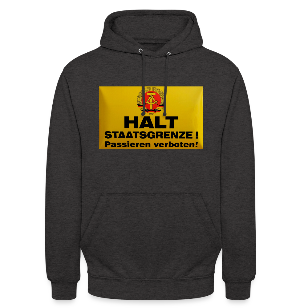 OSSI19 Hoodie HALT STAATSGRENZE - Anthrazit