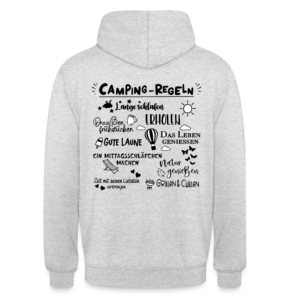 SSW2606 Camping Regeln - Hellgrau meliert