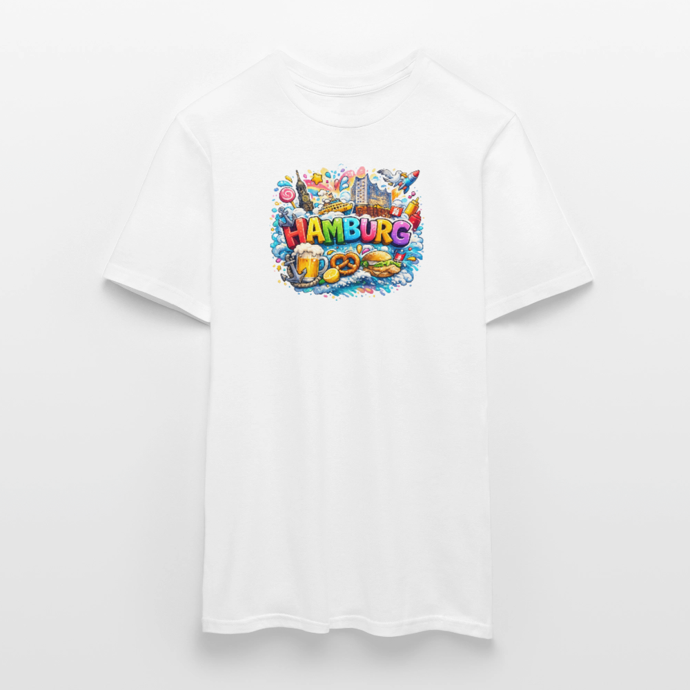 SSW2678Hamburg verrückt bunt - Weiß