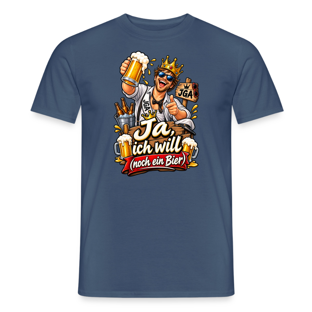 SSW2906JA ICH WILL NOCH EIN BIER - Dunkles Denimblau