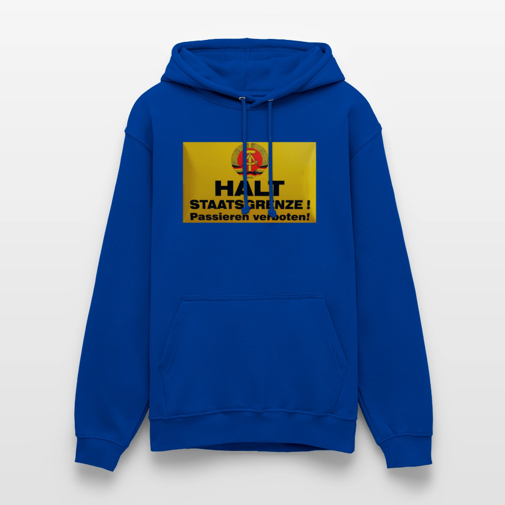 OSSI19 Hoodie HALT STAATSGRENZE - Royalblau