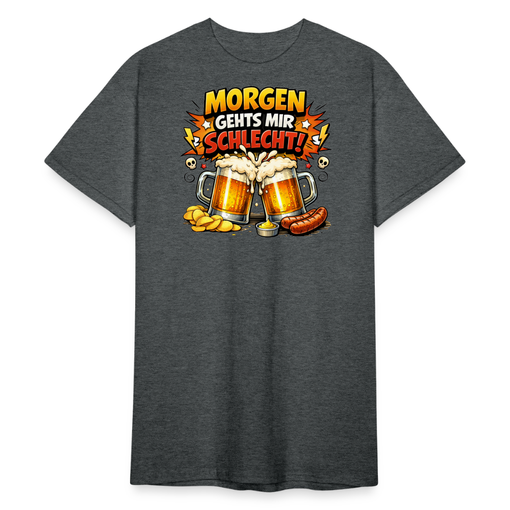 SSW2838 MORGEN GEHTS MIR SCHLECHT - Dunkelgrau meliert