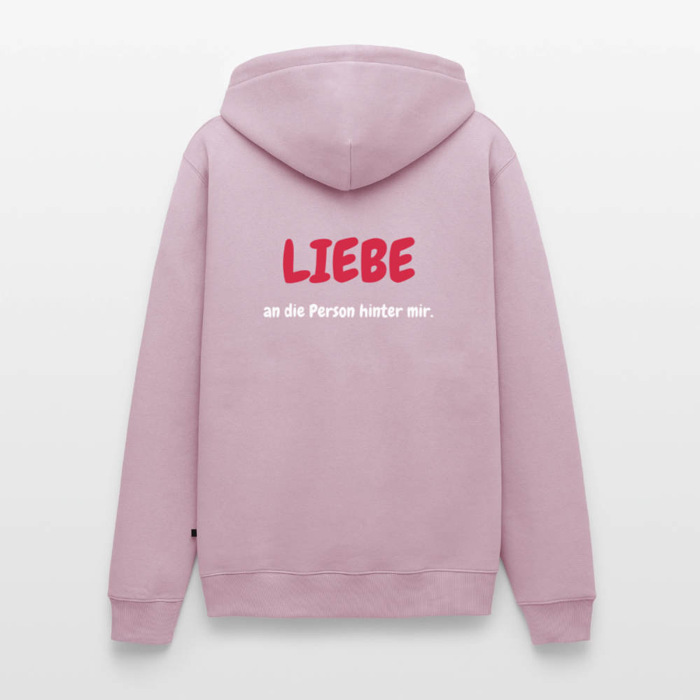 SSW1423 Hoodie LIEBE an die Person hinter mir - Altrosa