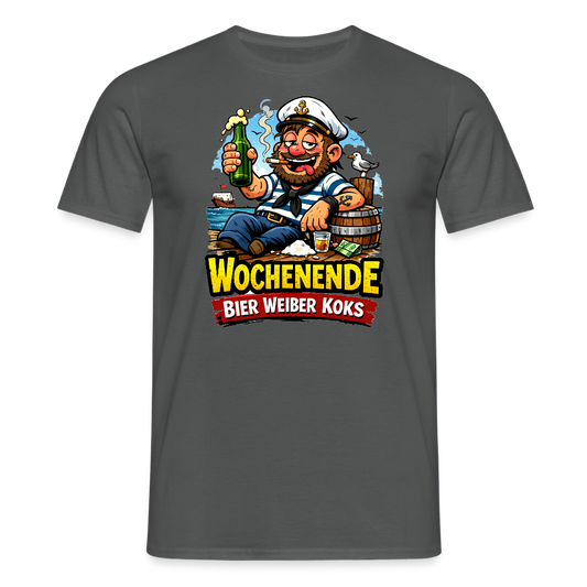 SSW2716Wochenende Bier Weiber Koks - Anthrazit