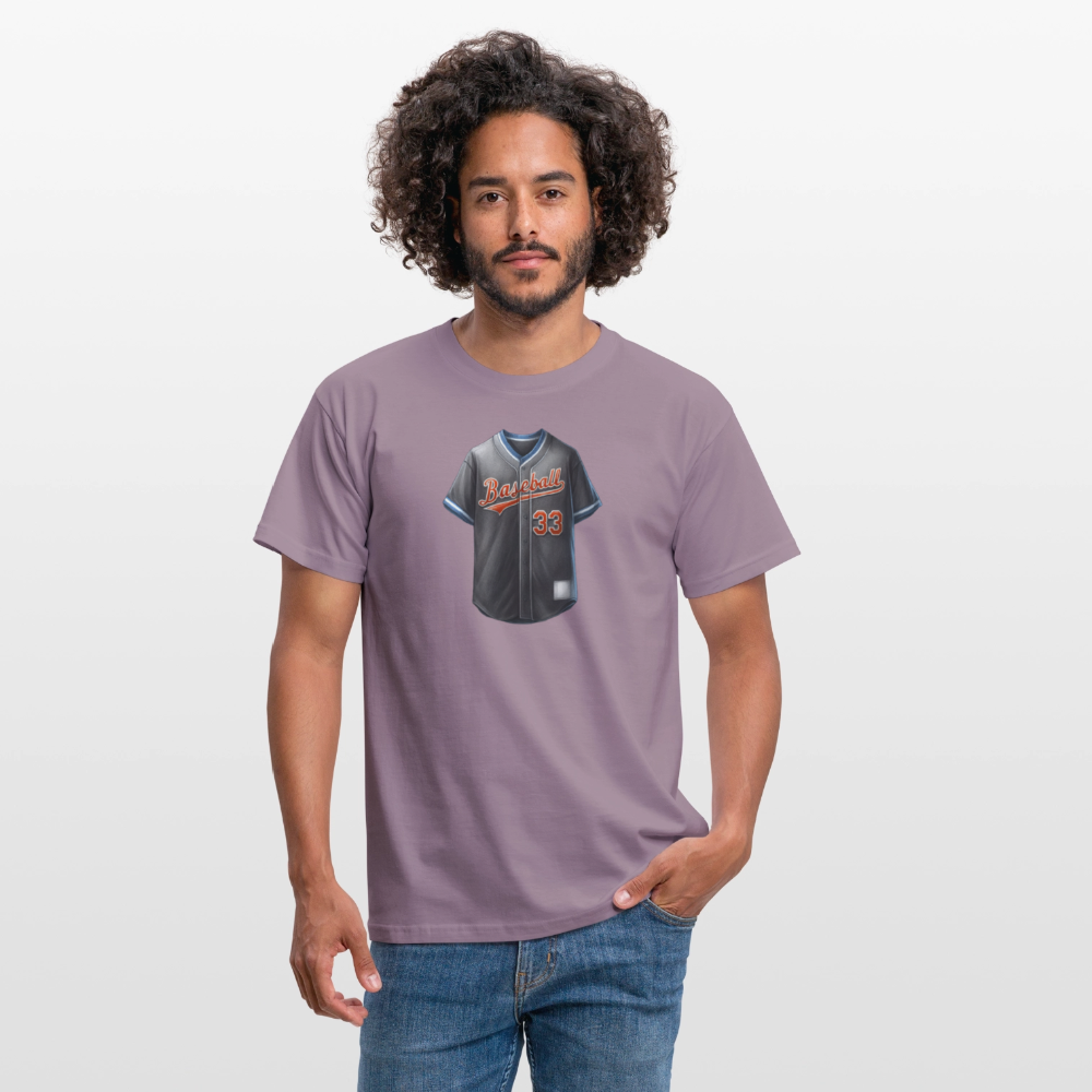 SSW2580Baseball Trikot - Lilagrau 