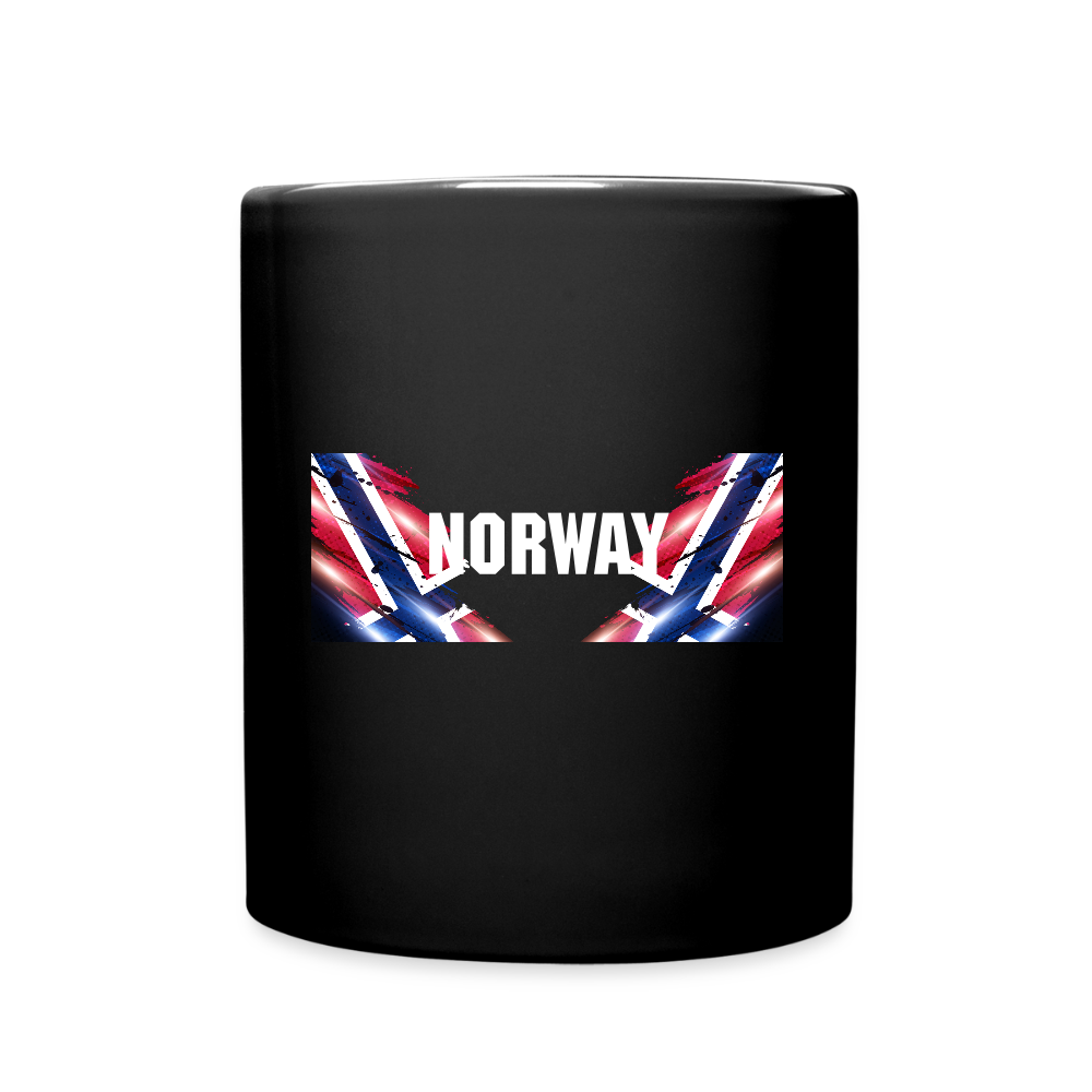 SSW2530 Kaffeebecher Flag of Norway - Schwarz