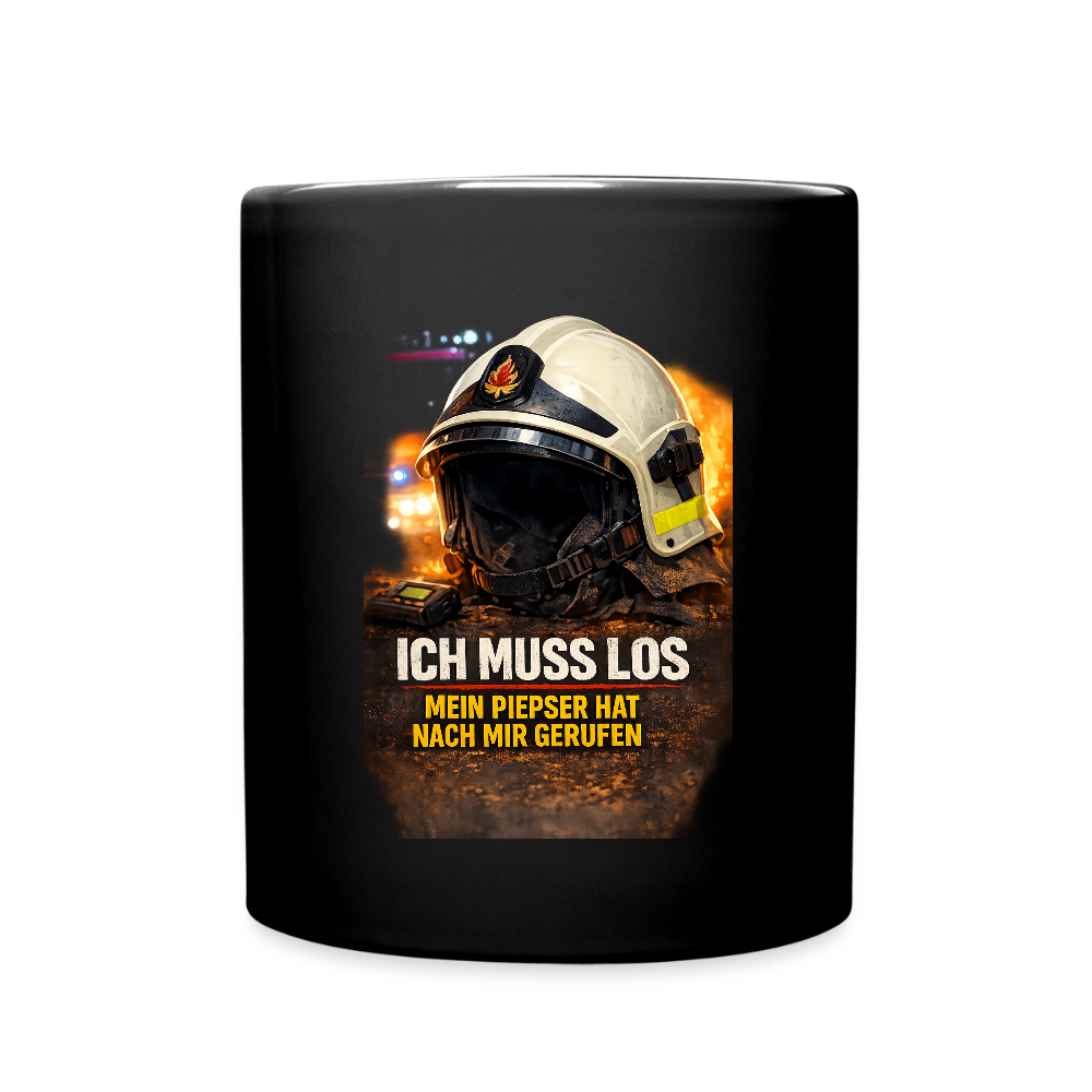 SSW2734 Ich muss los mein Piepser hat nach mir gerufen - Schwarz