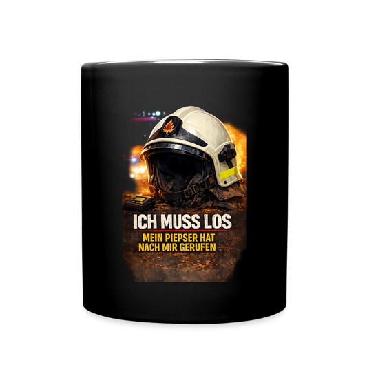 SSW2734 Ich muss los mein Piepser hat nach mir gerufen - Schwarz