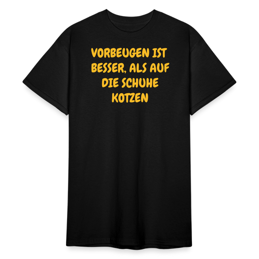 SSW2427VORBEUGEN IST  BESSER, ALS AUF DIE SCHUHE KOTZEN - Schwarz