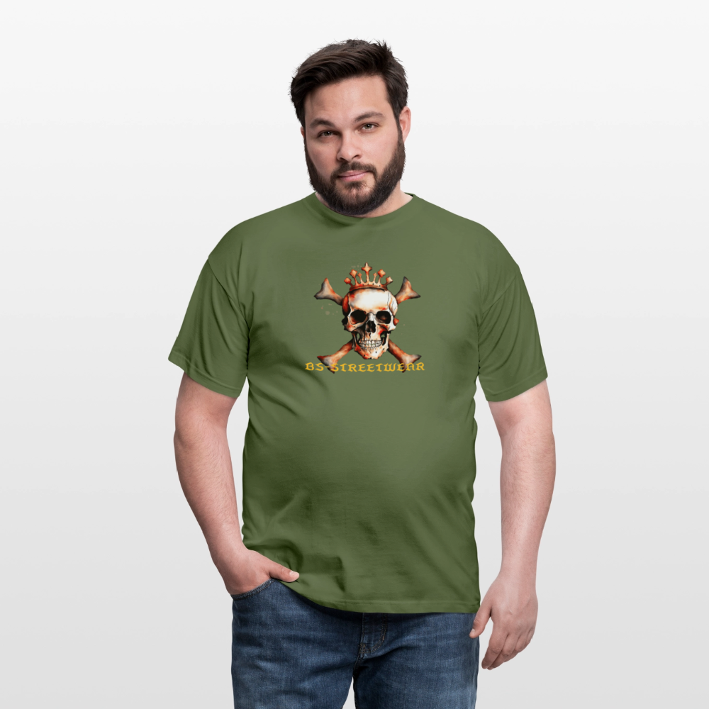 SSW2498Totenkopf BS Streetwear - Militärgrün
