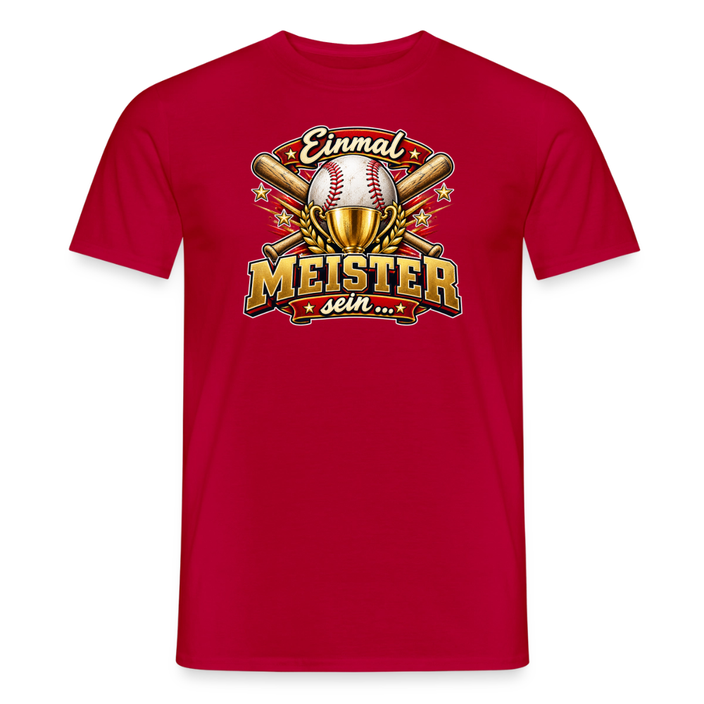 SSW2936Einmal MEISTER sein im BASEBALL - Rot